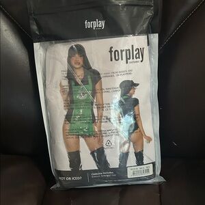 Barista Costume Sexy Women M/L Hot or Iced NWT